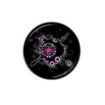 Pink Star Explosion Golf Ball Marker 4 Pack (for Hat Clip) Front