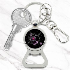 Pink Star Explosion Bottle Opener Key Chain by ArtistRoseanneJones