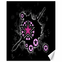 Pink Star Explosion Canvas 16  X 20  (unframed) by ArtistRoseanneJones