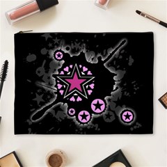 Pink Star Explosion Cosmetic Bag (xl)