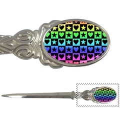 Rainbow Stars And Hearts Letter Opener