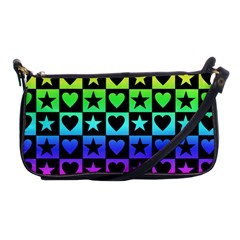 Rainbow Stars And Hearts Evening Bag