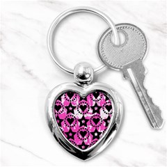 Star And Heart Pattern Key Chain (heart)