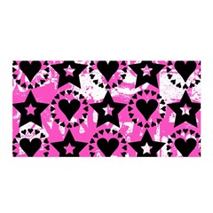 Star And Heart Pattern Satin Wrap