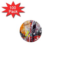 Abstract Graffiti 1  Mini Button Magnet (100 Pack)