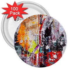 Abstract Graffiti 3  Button (100 Pack)