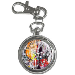 Abstract Graffiti Key Chain Watch