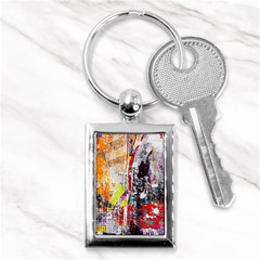 Abstract Graffiti Key Chain (rectangle)