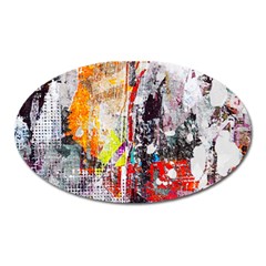 Abstract Graffiti Magnet (oval)