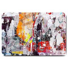 Abstract Graffiti Large Door Mat by ArtistRoseanneJones