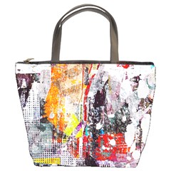 Abstract Graffiti Bucket Handbag by ArtistRoseanneJones