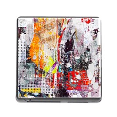 Abstract Graffiti Memory Card Reader With Storage (square) by ArtistRoseanneJones