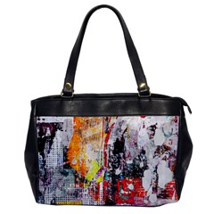 Abstract Graffiti Oversize Office Handbag (one Side)