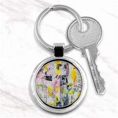 Graffiti Graphic Key Chain (round)