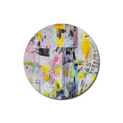 Graffiti Graphic Drink Coasters 4 Pack (round) by ArtistRoseanneJones