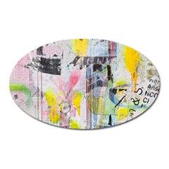 Graffiti Graphic Magnet (oval)