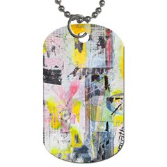 Graffiti Graphic Dog Tag (one Sided)