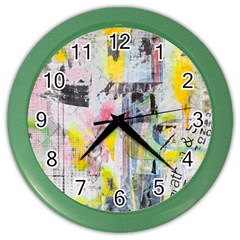 Graffiti Graphic Wall Clock (color)