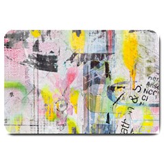 Graffiti Graphic Large Door Mat by ArtistRoseanneJones