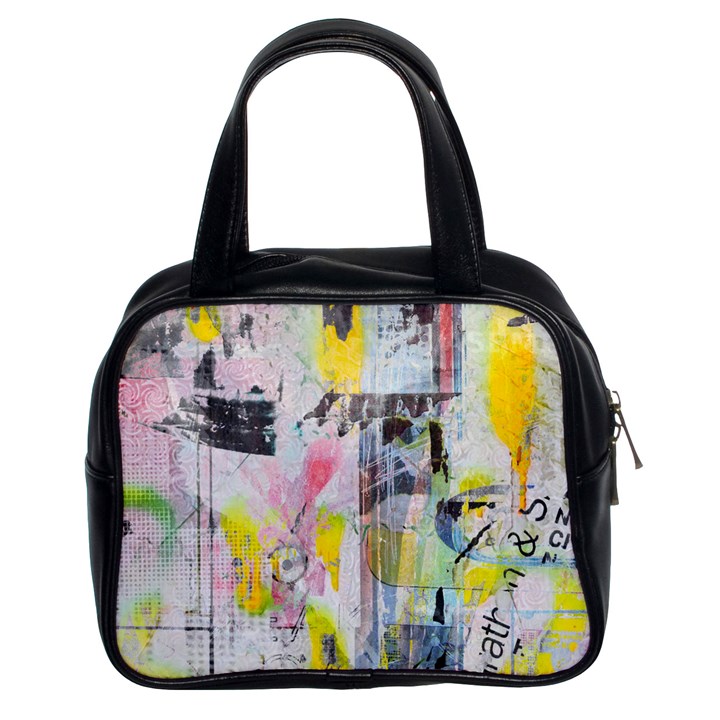 Graffiti Graphic Classic Handbag (Two Sides)