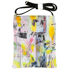 Graffiti Graphic Shoulder Sling Bag by ArtistRoseanneJones