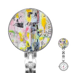 Graffiti Graphic Stainless Steel Nurses Watch