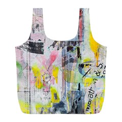 Graffiti Graphic Reusable Bag (l) by ArtistRoseanneJones