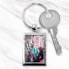 Graffiti Grunge Love Key Chain (rectangle)