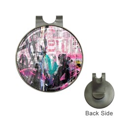 Graffiti Grunge Love Hat Clip With Golf Ball Marker