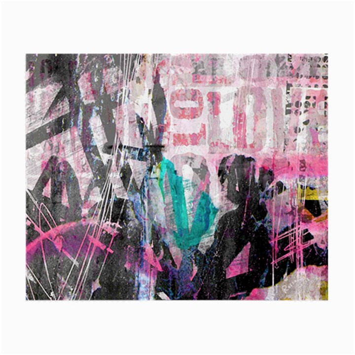 Graffiti Grunge Love Glasses Cloth (Small)