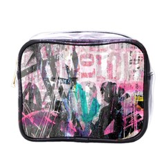 Graffiti Grunge Love Mini Travel Toiletry Bag (one Side)