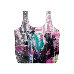 Graffiti Grunge Love Reusable Bag (s) by ArtistRoseanneJones