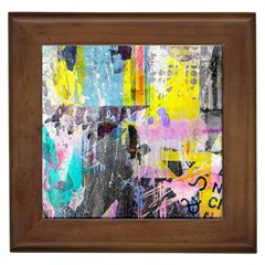 Graffiti Pop Framed Ceramic Tile