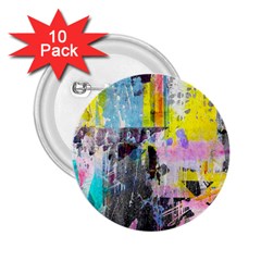 Graffiti Pop 2 25  Button (10 Pack) by ArtistRoseanneJones