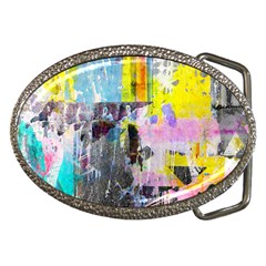 Graffiti Pop Belt Buckle (oval)