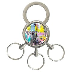 Graffiti Pop 3-ring Key Chain