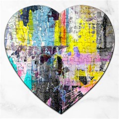 Graffiti Pop Jigsaw Puzzle (heart) by ArtistRoseanneJones