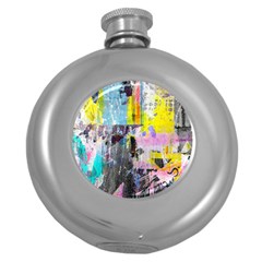 Graffiti Pop Hip Flask (round)