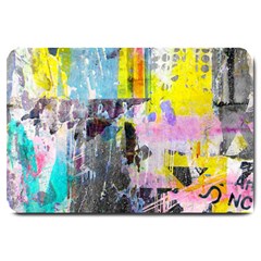 Graffiti Pop Large Door Mat by ArtistRoseanneJones