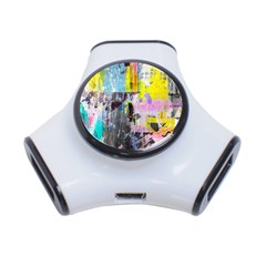 Graffiti Pop 3 Port Usb Hub by ArtistRoseanneJones