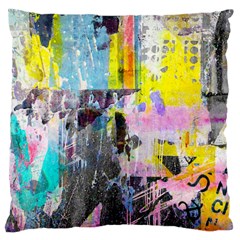 Graffiti Pop Large Cushion Case (two Sided)  by ArtistRoseanneJones