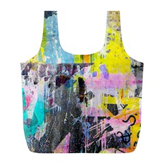 Graffiti Pop Reusable Bag (l) by ArtistRoseanneJones