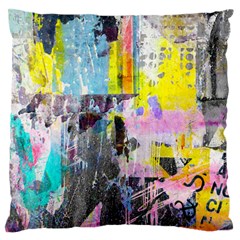 Graffiti Pop Large Flano Cushion Case (two Sides) by ArtistRoseanneJones