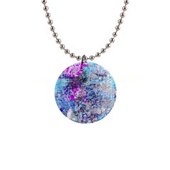 Graffiti Splatter Button Necklace