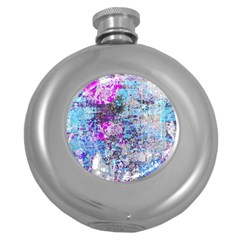 Graffiti Splatter Hip Flask (round) by ArtistRoseanneJones