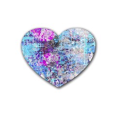 Graffiti Splatter Drink Coasters 4 Pack (heart) 