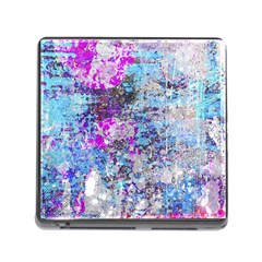 Graffiti Splatter Memory Card Reader With Storage (square)