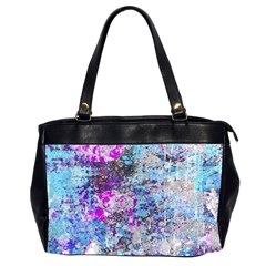 Graffiti Splatter Oversize Office Handbag (two Sides)