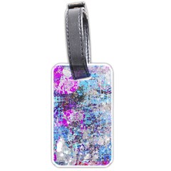 Graffiti Splatter Luggage Tag (one Side) by ArtistRoseanneJones