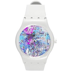 Graffiti Splatter Plastic Sport Watch (medium)